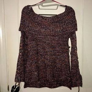 Off shoulder sweater